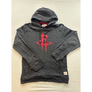 Sportiqe Houston Rockets NBA Hoodie Mens XL Charcoal Gray Heather Pullover